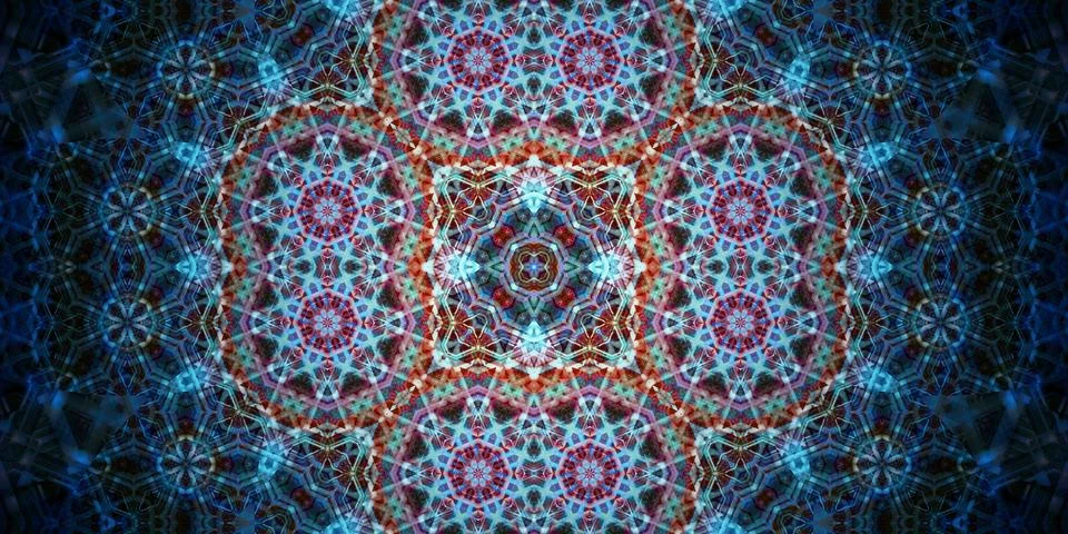 Seamless wide patterns. Art texture is symmetrical Stock Photos