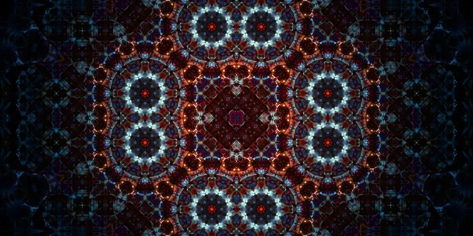 Seamless wide patterns. Art texture is symmetrical Stock Photos