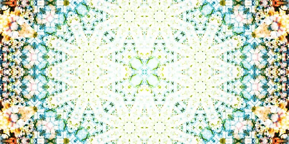 Seamless wide patterns. Art texture is symmetrical Stock Photos
