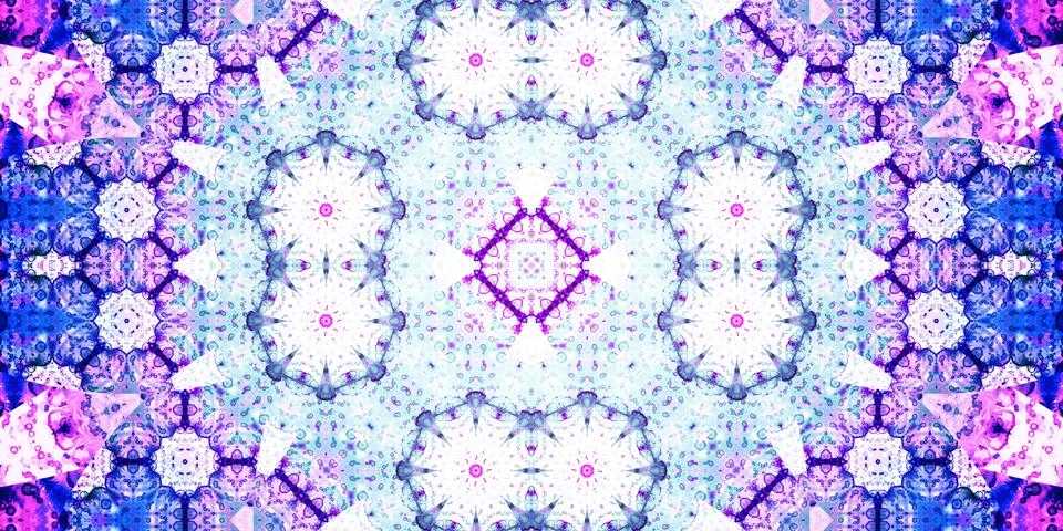 Seamless wide patterns. Art texture is symmetrical Stock Photos