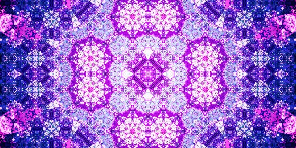 Seamless wide patterns. Art texture is symmetrical Stock Photos