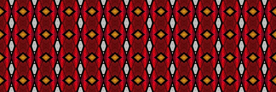 Seamless widescreen background made of multi-colored stained glass. Art design Fotos de archivo
