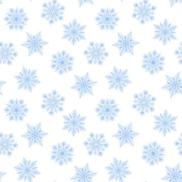 Seamless winter background Stock Illustration