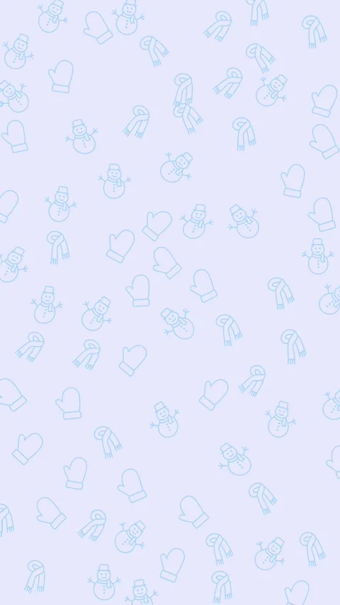 Seamless winter light blue background with random motifs Stock Footage 320039491