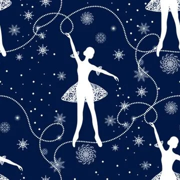 Seamless winter pattern Stock Illustration