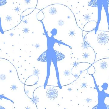 Seamless winter pattern Stock Illustration