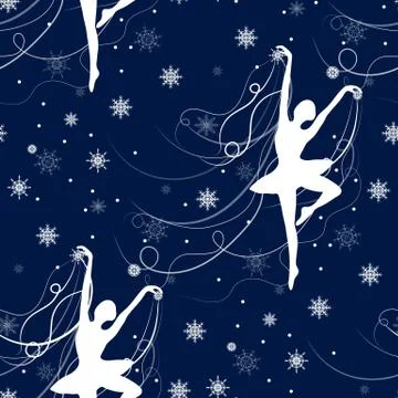 Seamless winter pattern Stock Illustration