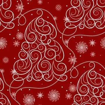 Seamless winter pattern Stock Illustration