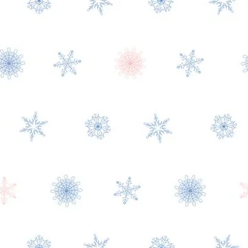 Seamless winter pattern Stock Illustration