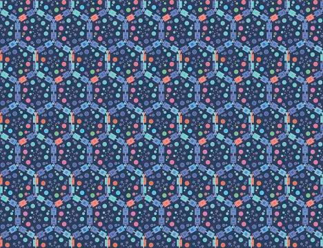 Seamless winter pattern, vector illustration Stock Illustration