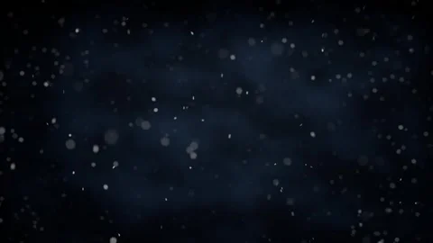 Seamless Winter Snowfall Background  Soft Falling Snow on Dark Blue Night S.. Stock Footage 322511268
