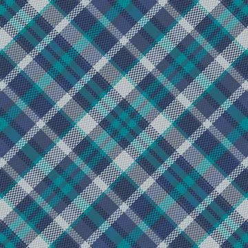 Seamless winter tartan plaid pattern background. Stock Illustration