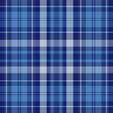 Seamless winter tartan plaid pattern background. Stock Illustration