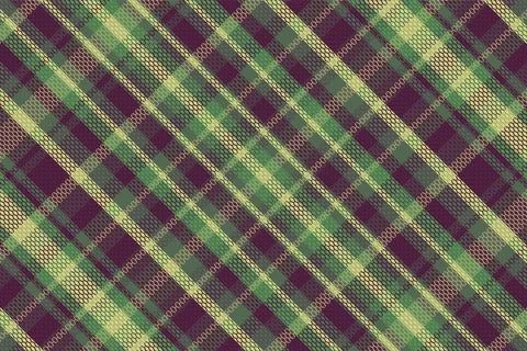 Seamless winter tartan plaid pattern background. Stock Illustration