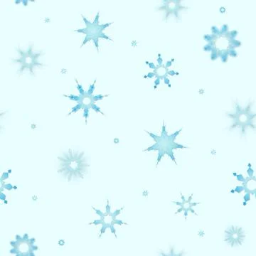 Seamless winter texture. Winter snowflake background. Christmas template イラスト素材