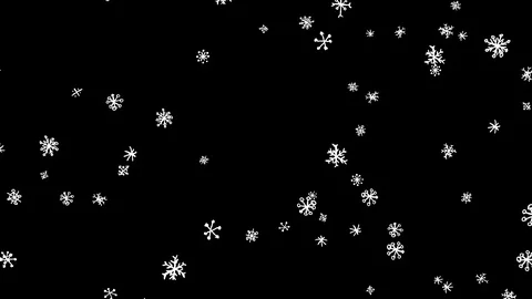 Seamless Winter Themed Background Stock Footage 96416001