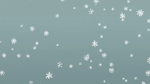 Seamless Winter Themed Background Stock Footage 96416018