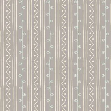 Seamless winter vector pattern. Hand drawn abstract background Stock Illustration