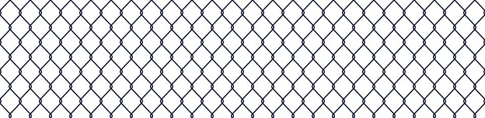 Seamless wire mesh pattern with metal grid and chain links. Steel texture design Stock Illustration