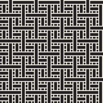 Seamless woven stripes lattice pattern. Modern stylish texture. Repeating a.. Illustrazione stock