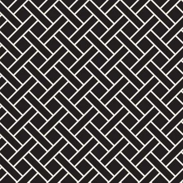 Seamless woven stripes lattice pattern. Modern stylish texture. Repeating a.. Illustrazione stock