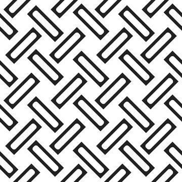 Seamless woven stripes lattice pattern. Modern stylish texture. Repeating a.. Illustrazione stock