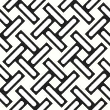 Seamless woven stripes lattice pattern. Modern stylish texture. Repeating a.. Stock Illustration
