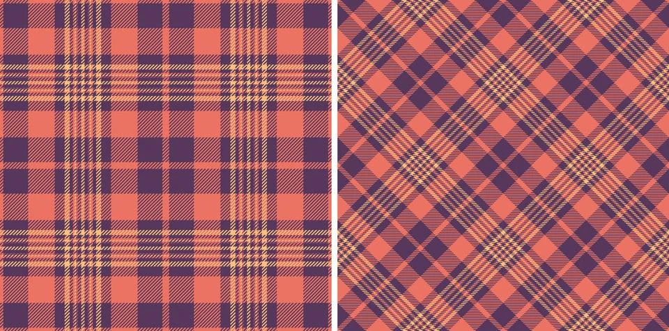 Seamless woven textile textile with balanced checks and a woven fabric text.. Stock Illustration
