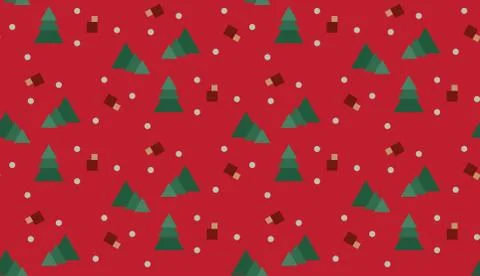 Seamless wrap Christmas pattern for gifts. Positive emotions. Stock Illustration
