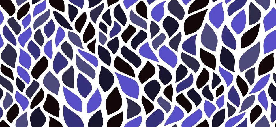 Seamless wrapping leaves pattern vector. Minimal plant bush leaves floral fabric Stock Illustration