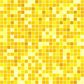 Seamless yellow abstract pattern. Geometric print composed of yellow and oran Illustrazione stock
