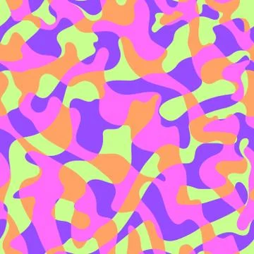 Seamless yellow and pink pattern Stock Illustration