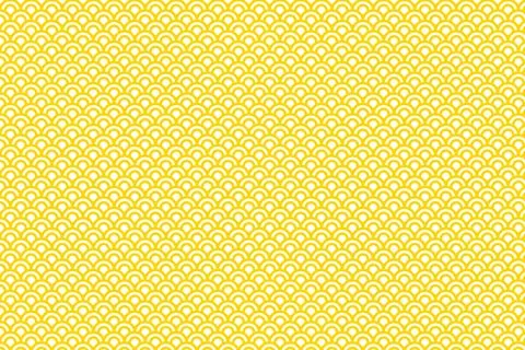 Seamless Yellow Pattern Featuring Traditional Oriental Arcs for Decorative .. Stock Illustration
