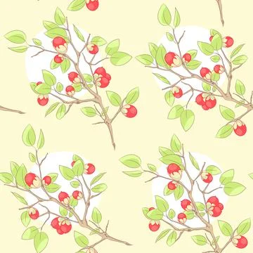 Seamless yellow pattern Stock Illustration