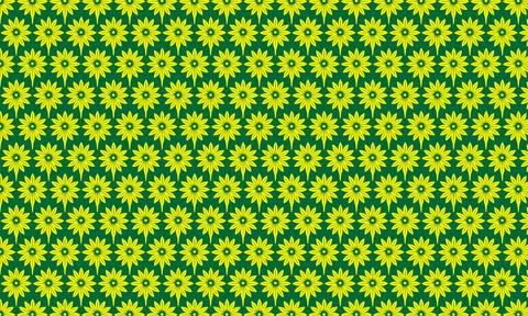 Seamless yellow striped pattern with black accents in retro decorative style Illustrazione stock