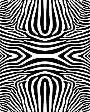 Seamless zebra pattern Stock Illustration