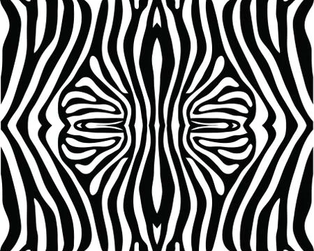 Seamless zebra pattern Stock Illustration
