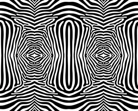 Seamless zebra pattern Stock Illustration
