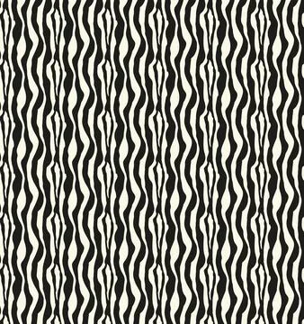 Seamless zebra skin pattern for cool background. Zebra Pattern Design Background Stock Illustration