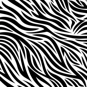 A seamless zebra stripes background vector illustration Stock Illustration