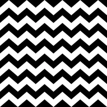 Seamless zig zag pattern in black and white Stock Illustration