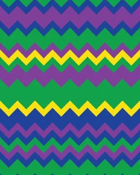 Seamless zigzag lines colored Illustrazione stock