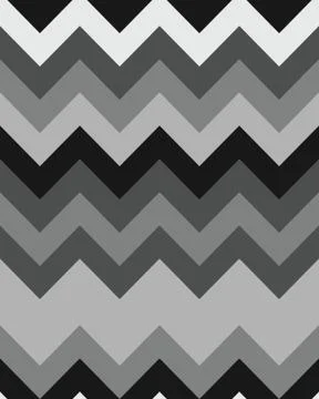 Seamless zigzag lines grey Stock Illustration