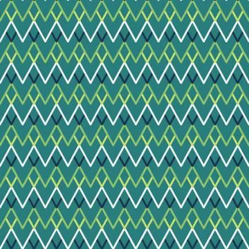 Seamless zigzag lines Stock Illustration