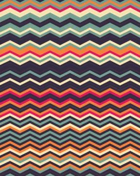 Seamless zigzag pattern Stock Illustration