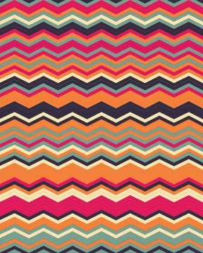 Seamless zigzag pattern Stock Illustration