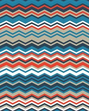 Seamless zigzag pattern Stock Illustration