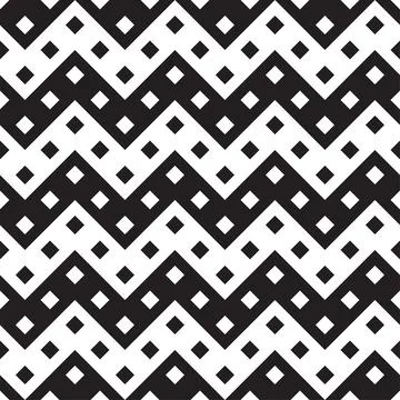 Seamless zigzag strip pattern of squares. abstract ethnic geometrical pattern Stock Illustration