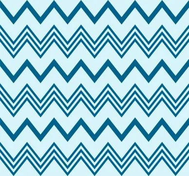 Seamless zigzag vector pattern illustration Stock Illustration