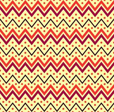 Seamless zigzag vector pattern illustration イラスト素材